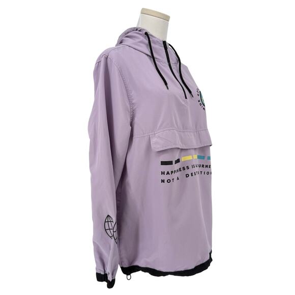 Trademark Brooklyn MFG Co Jacket Women’s S Good Vibes Worldwide Streetwear - Picture 2 of 8